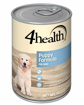 4health with Wholesome Grains Chicken & Rice Puppy Formula Canned Dog Food, 13.2 oz. Can