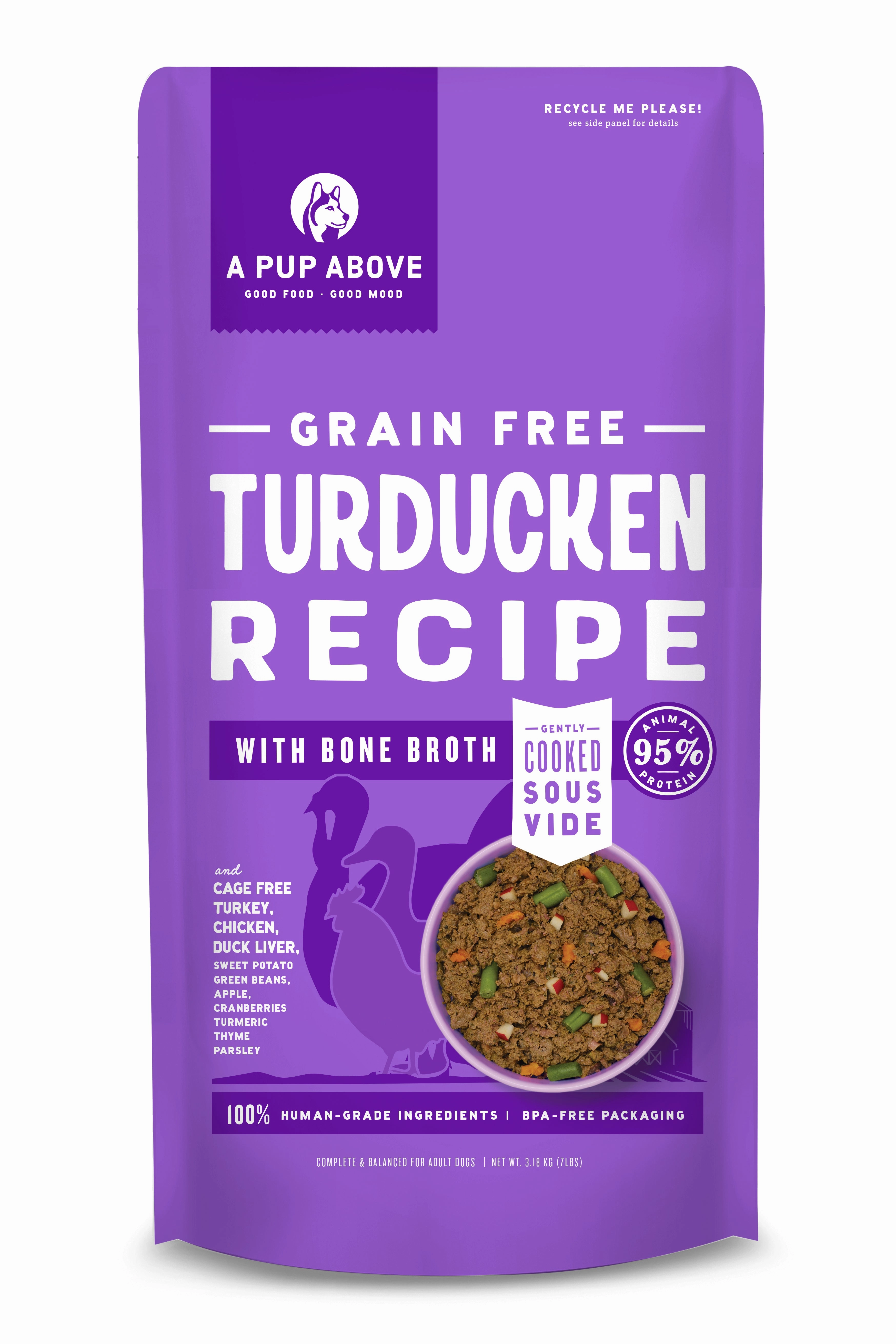 A Pup Above Turducken Fresh Dog Food