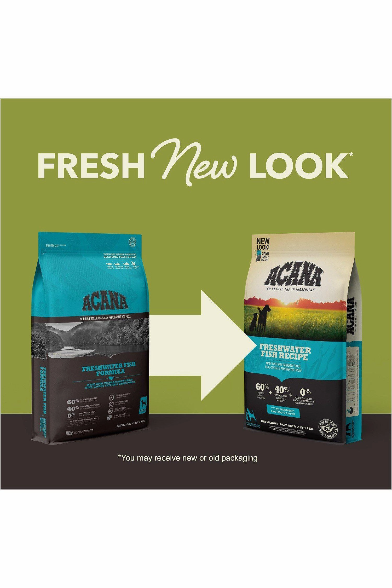 Acana Heritage Freshwater Fish Dry Dog Food