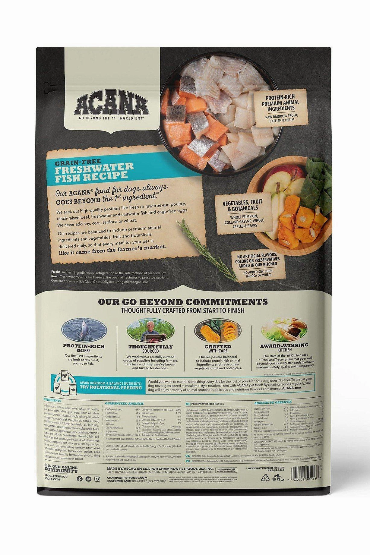 Acana Heritage Freshwater Fish Dry Dog Food