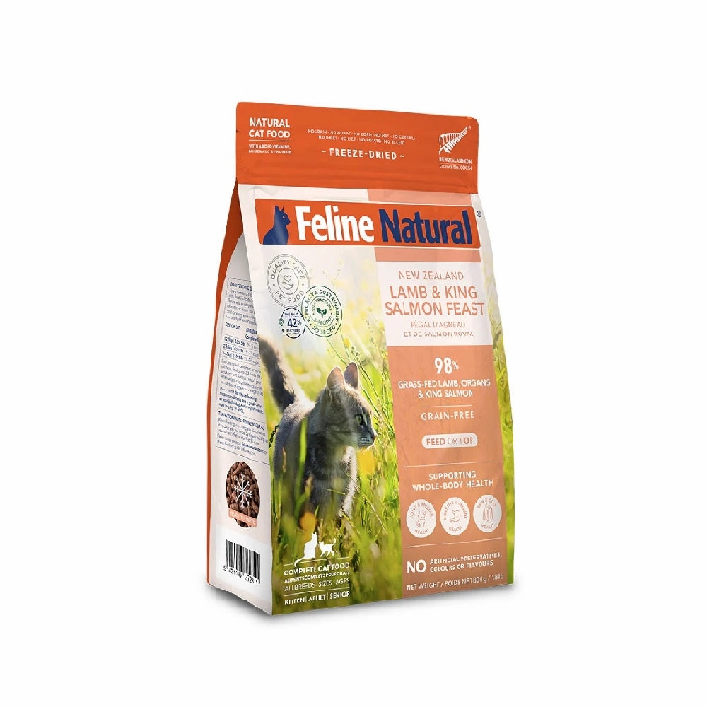 All Life Stages Freeze Dried Lamb & King Salmon Feast Complete Cat Food