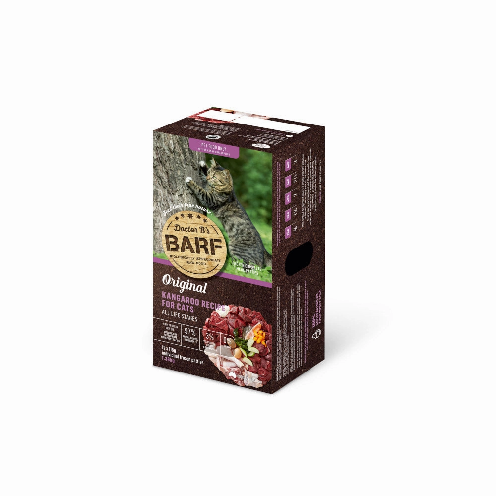 BARF All Life Stages Frozen Raw Kangaroo Cat Food