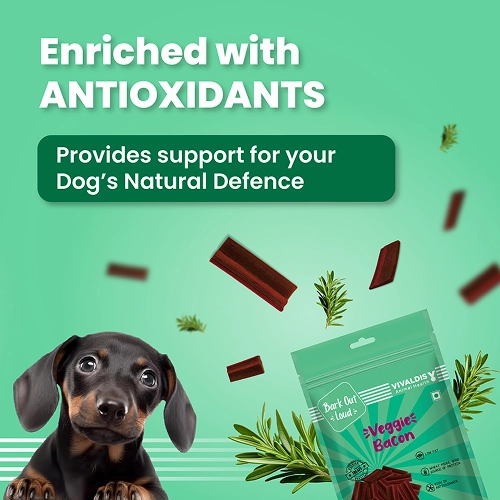 Bark Out Loud by Vivalidis Veggie Bacon Vegan Spanish Dog Treats