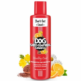 Bark Out Loud Healthy Coat Shed Control Shampoo for Dogs
