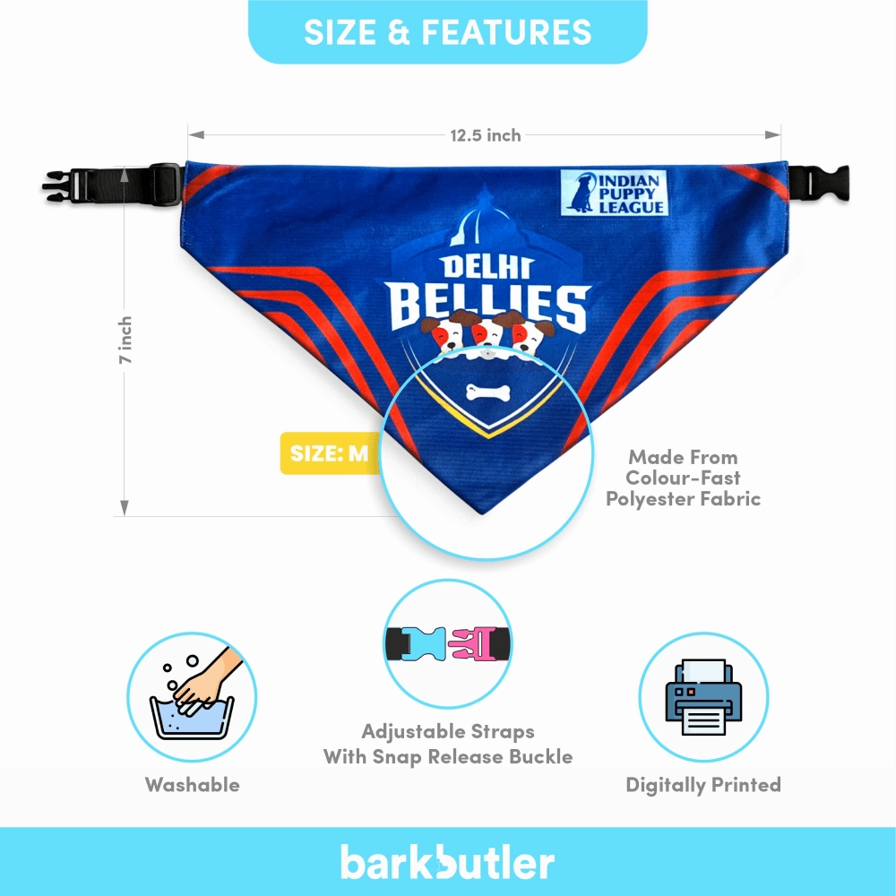 Barkbutler Delhi Bellies Bandana for Dogs