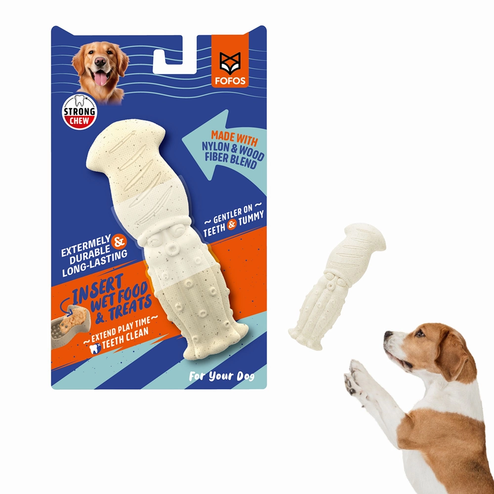 Barkbutler x Fofos Durable Sea Bass Chew Toy for Dogs
