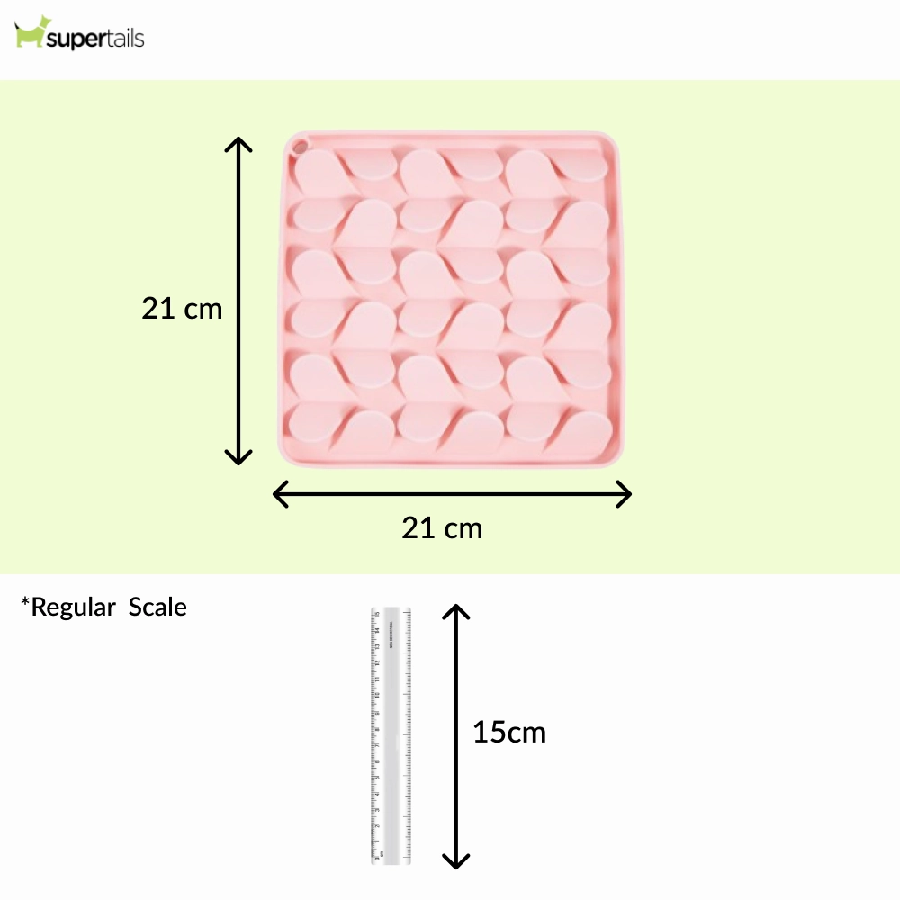 Barkbutler x Fofos Licking Mat for Dogs and Cat (Pink)