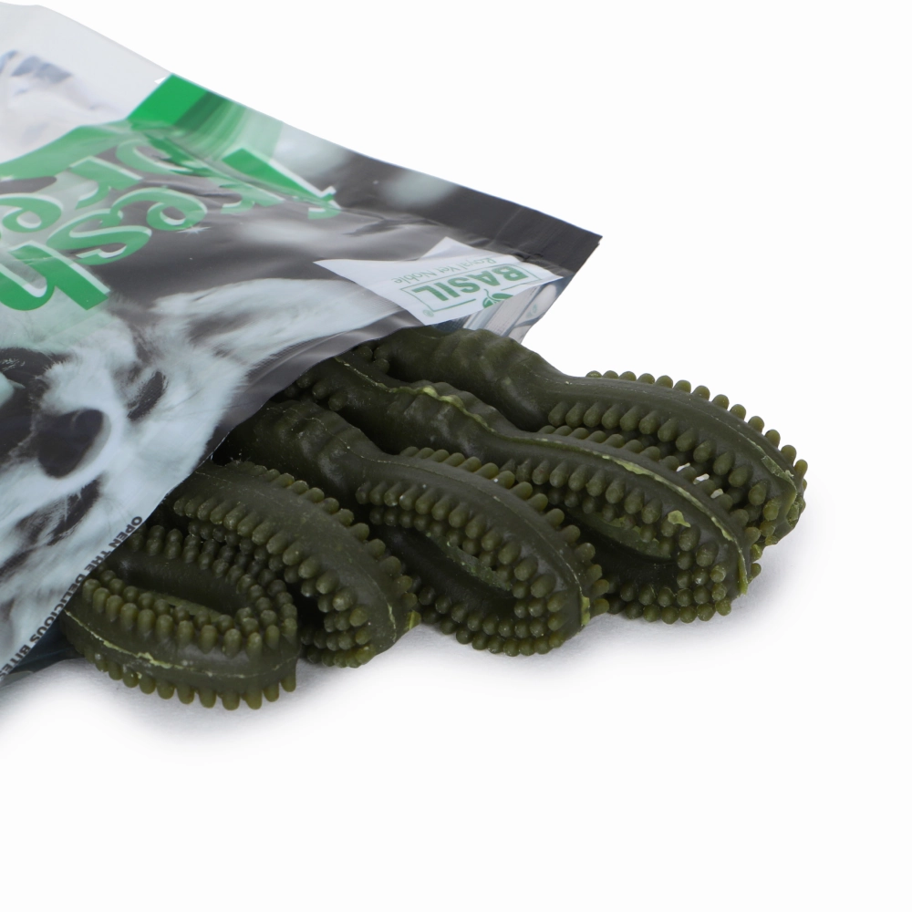 Basil Fresh Breath Chewy Bone Dog Treat