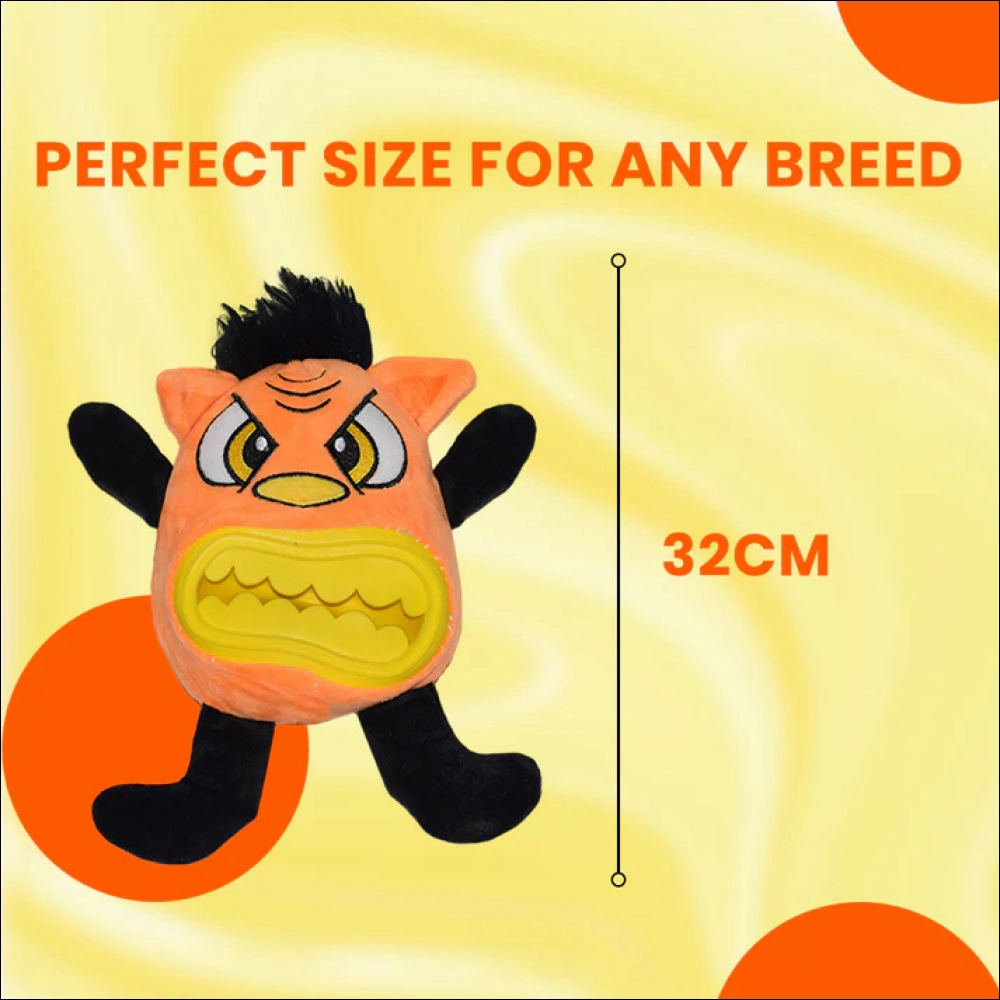 Basil Treat Monster Plush Toy for Dogs and Cats