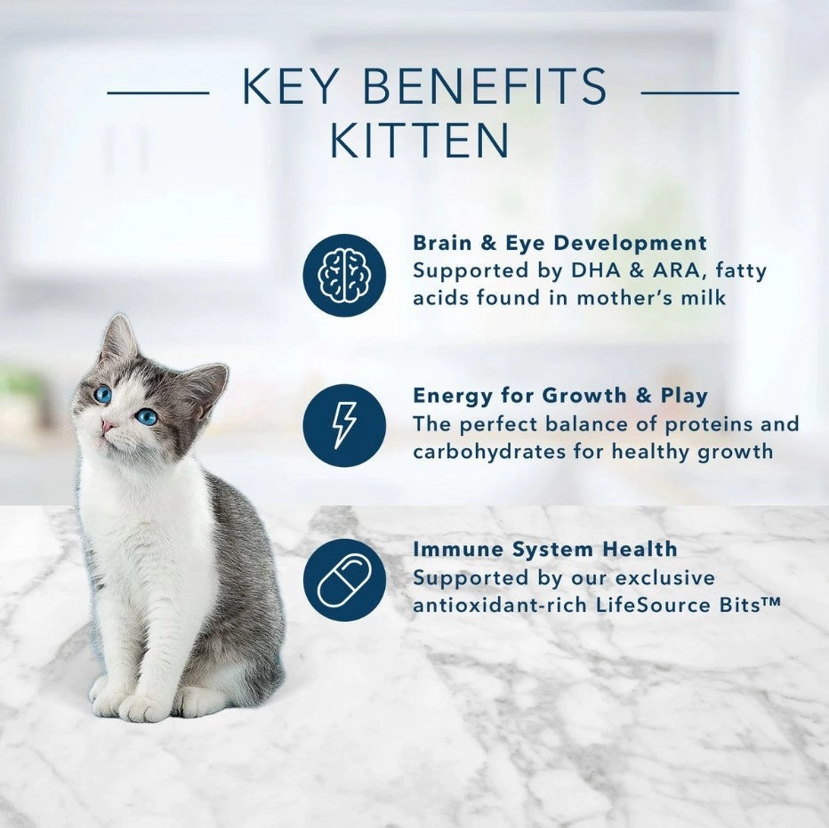 Blue Buffalo Healthy Growth Natural Chicken & Brown Rice Kitten Dry Cat Food