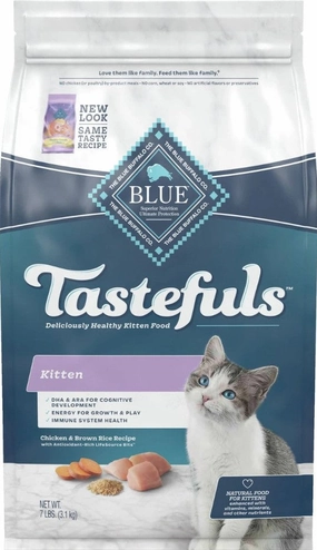 Blue Buffalo Healthy Growth Natural Chicken & Brown Rice Kitten Dry Cat Food