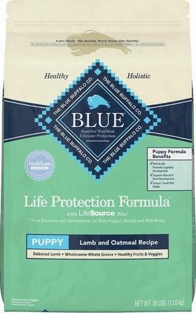 Blue Buffalo Life Protection Natural Lamb & Oatmeal Recipe Puppy Dry Dog Food