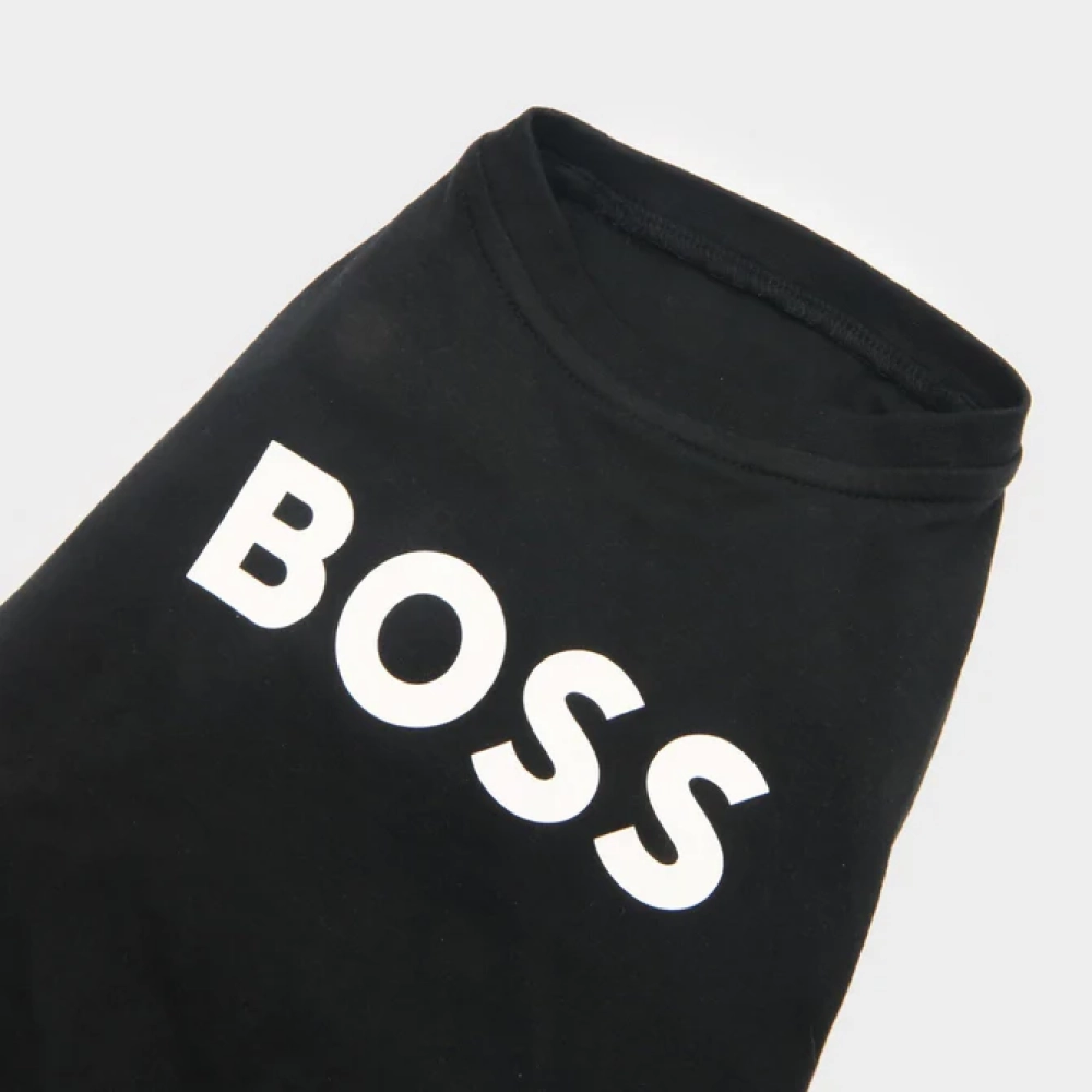 Boss Graphic Tshirt for Dogs (Jet Black)