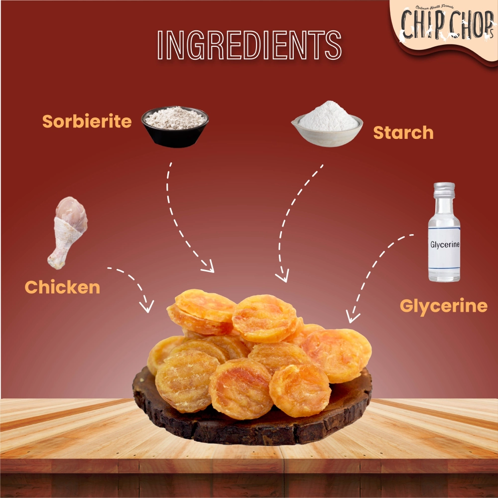 Chip Chops Chicken Chips Coins Dog Treats