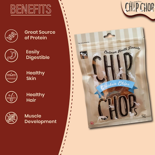 Chip Chops Chicken Chips Coins Dog Treats