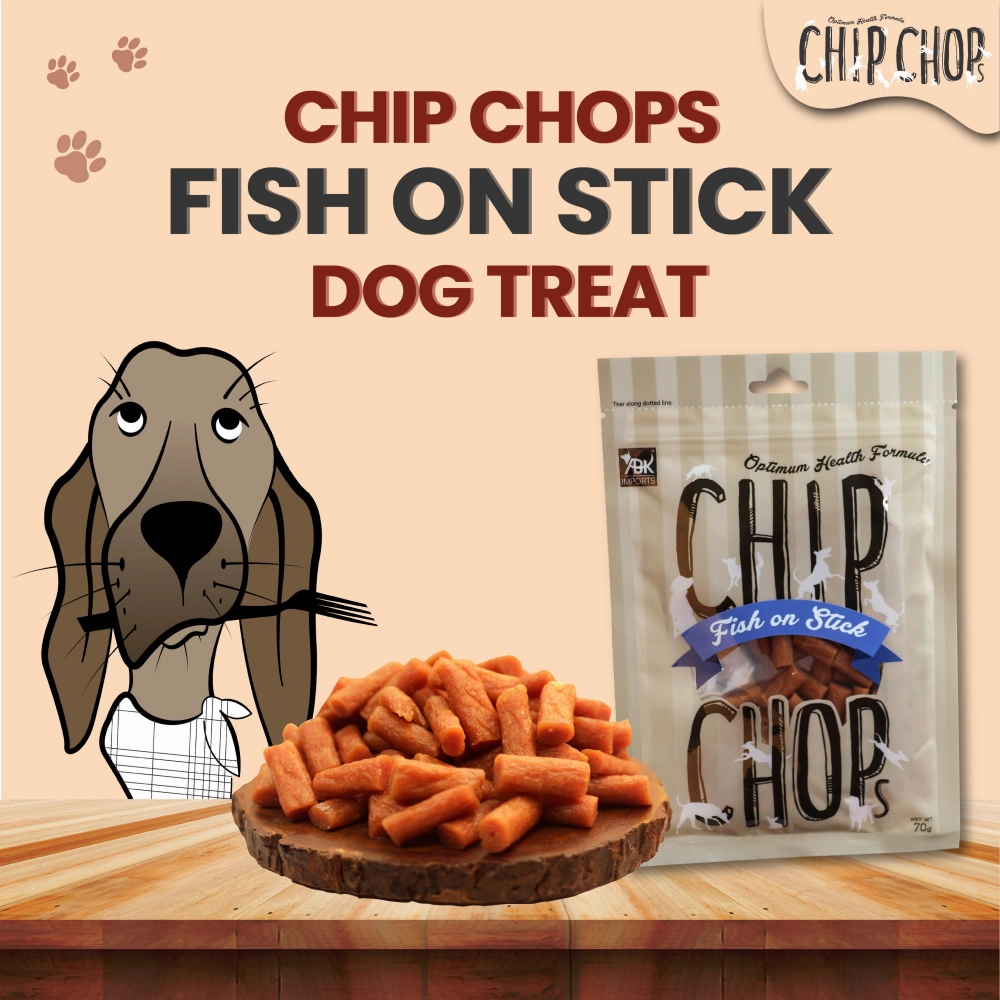 Chip Chops Fish on Stick  Dog Treats