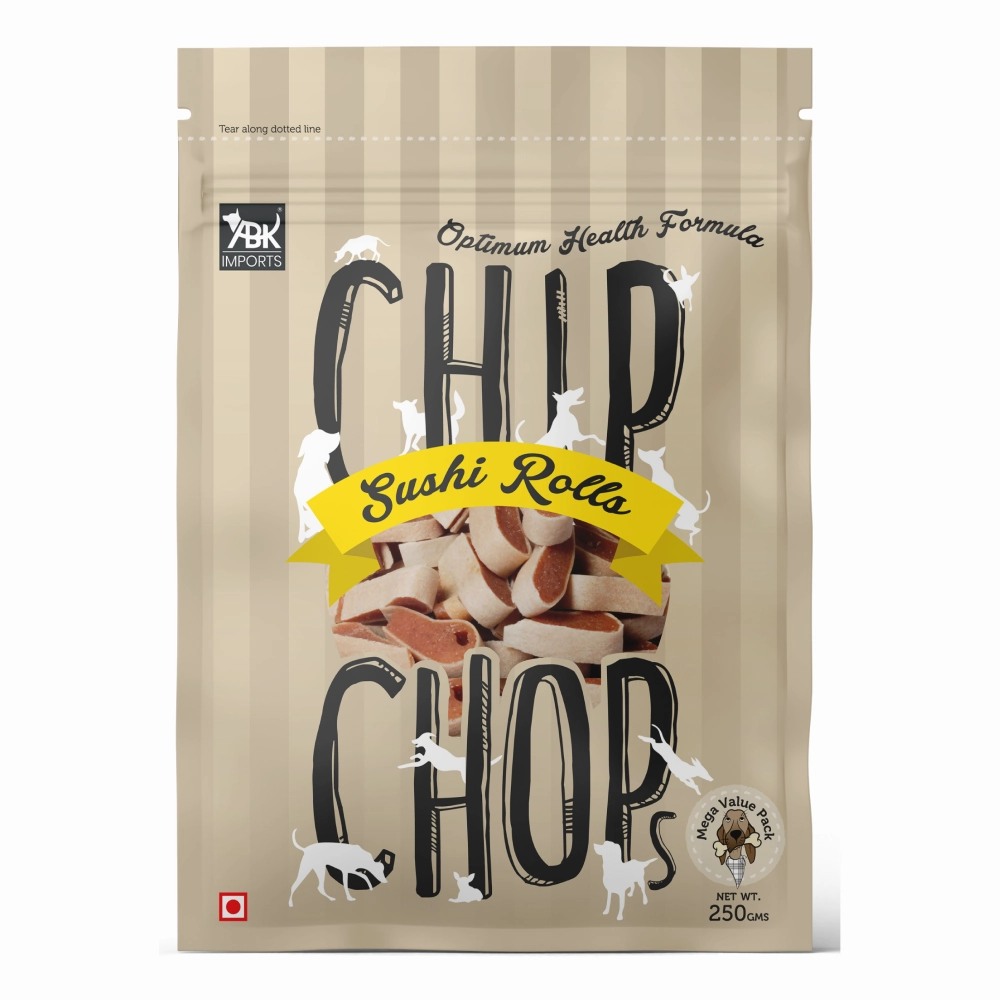 Chip Chops Sushi Rolls Dog Treats
