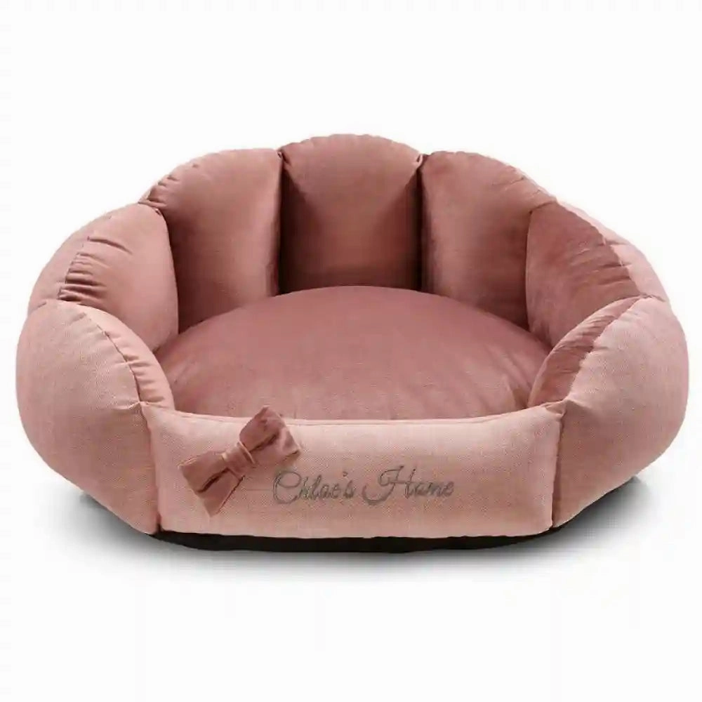 Chloe's Home Bahamas Bed for Dogs and Cats (Pink)