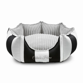 Chloe's Home Monte Carlo Bed for Dogs and Cats (Black)