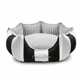 Chloe's Home Monte Carlo Bed for Dogs and Cats (Black)