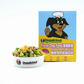 Dogalicious - Frozen Fresh Made Tender Pork Recipe Dog Food