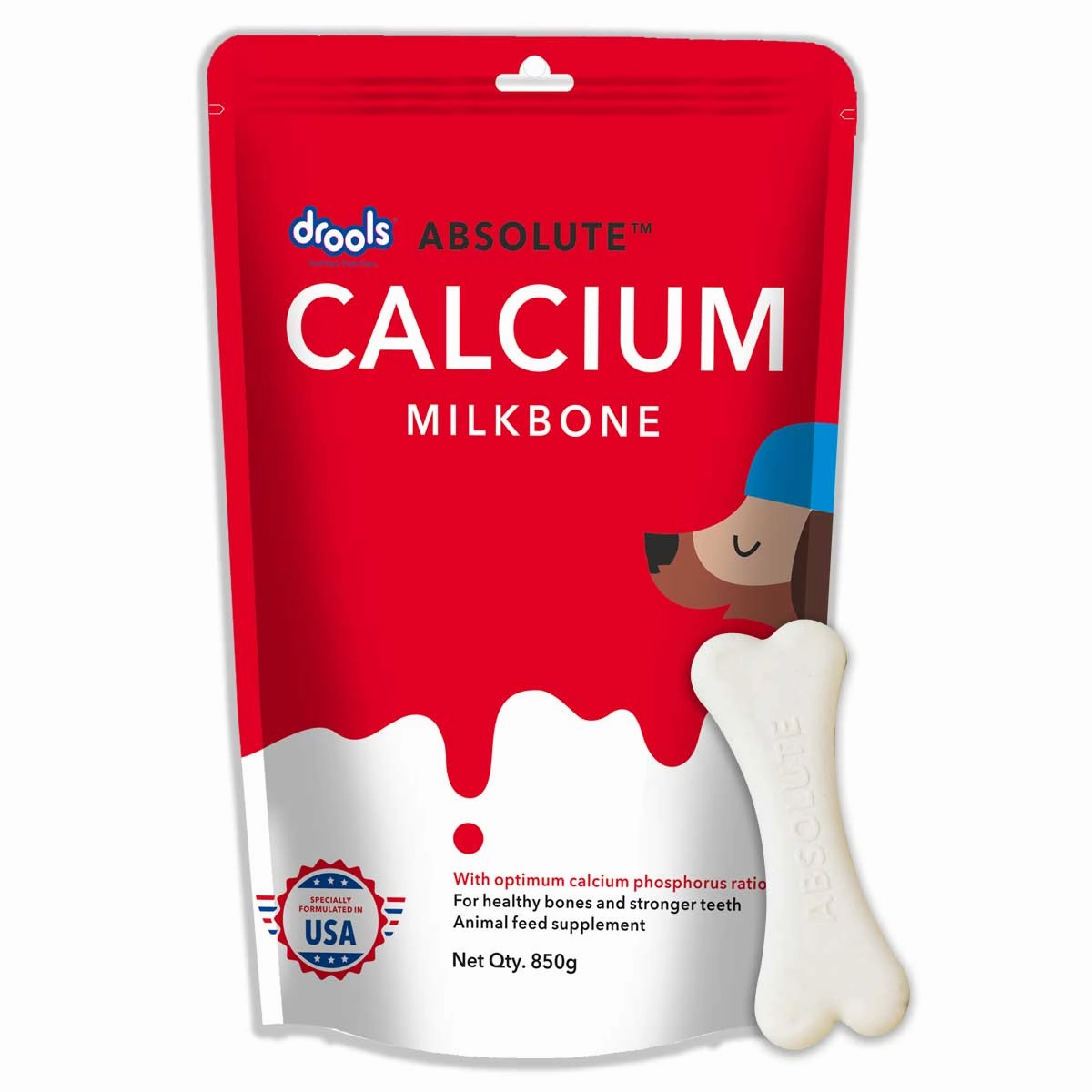 Drools Absolute Calcium Bone Pouch for Dogs
