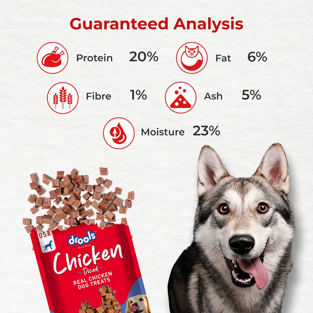 Drools Chicken Diced Dog Treats