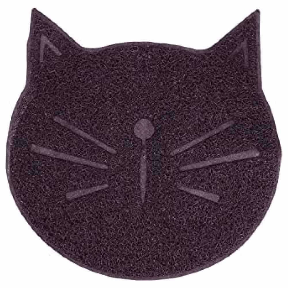Emily Pets Litter Mat, Non Slip Litter Tracking Mat for Cats (Chocolate)