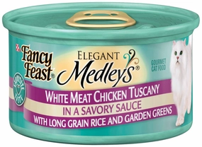 Fancy Feast Elegant Medleys White Meat Chicken Tuscany Canned Cat Food