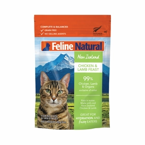 Feline Natural Chicken & Lamb Pouch