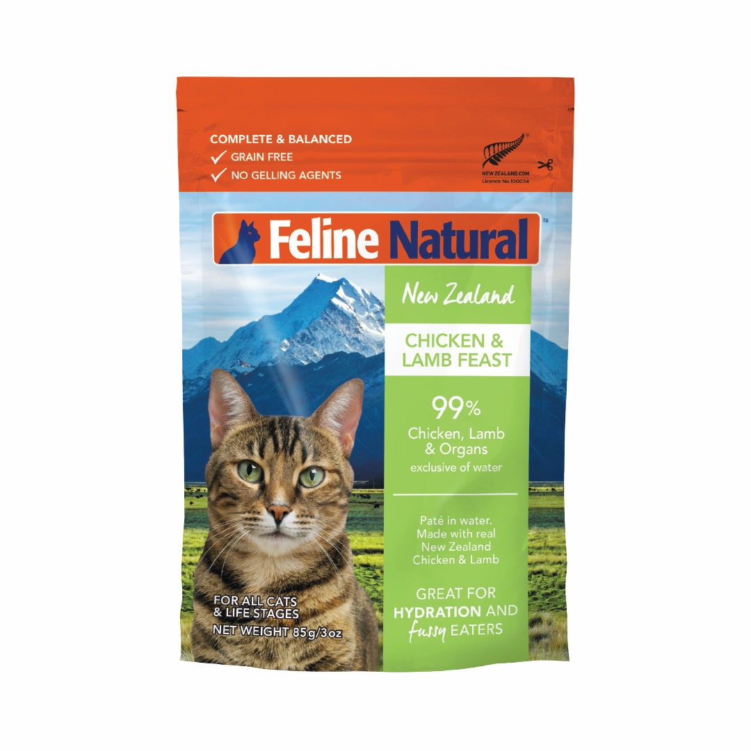 Feline Natural Chicken & Lamb Pouch