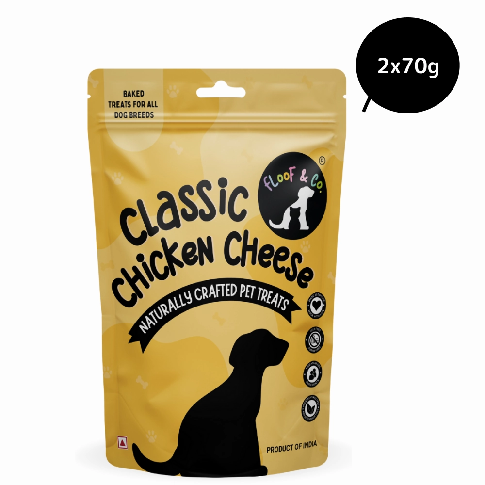 Floof & Co Classic Chicken Cheese Dog Treats