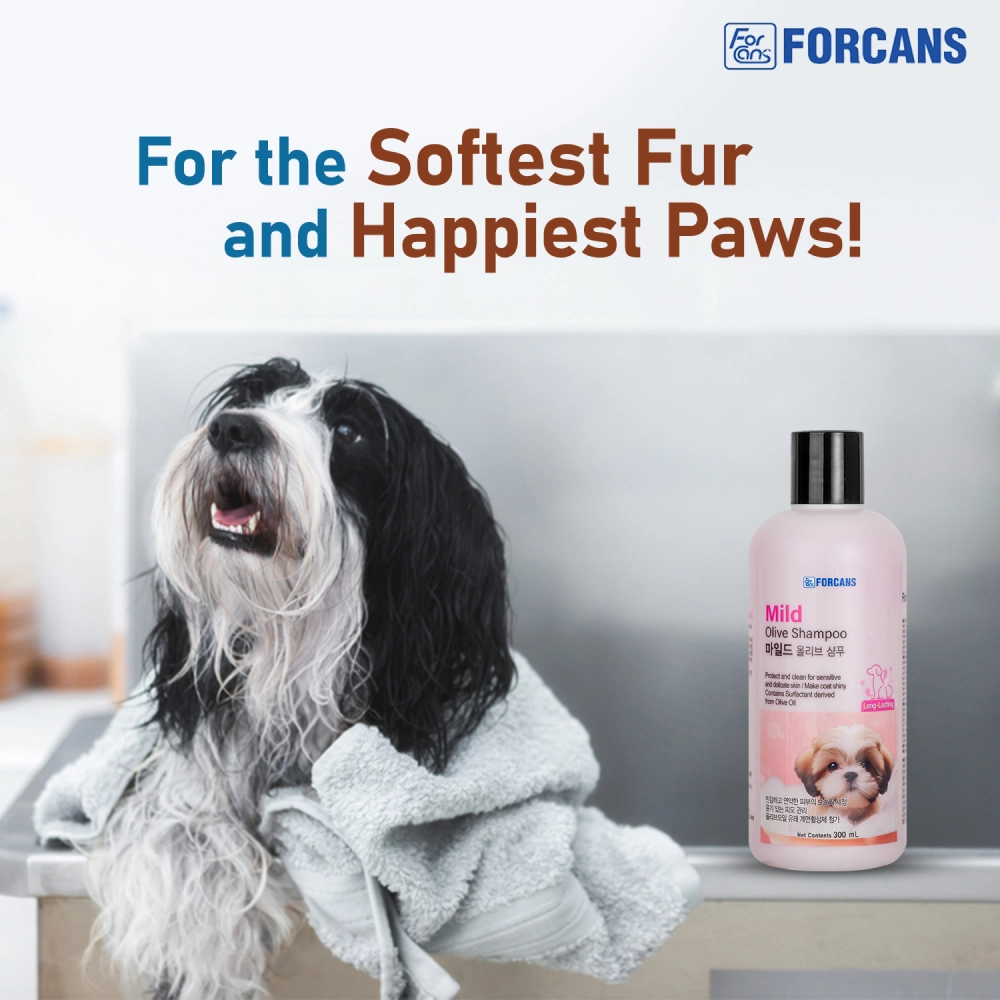 Forcans Mild Olive Shampoo for Dogs