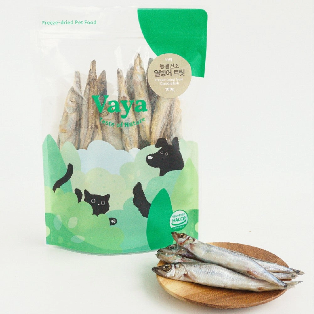 Freeze Dried Candlefish Dog Treats