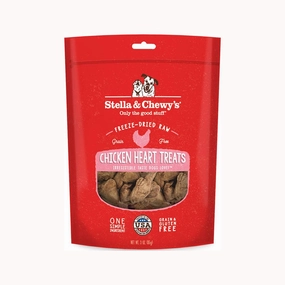 Freeze Dried Chicken Heart Dog Treats