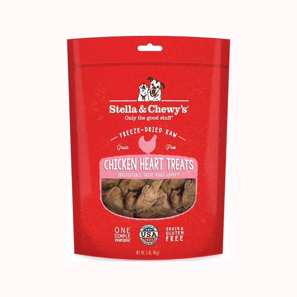 Freeze Dried Chicken Heart Dog Treats