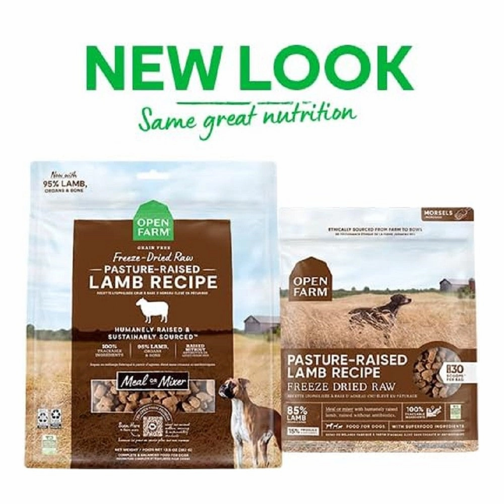 Freeze Dried Pasture-Raised Lamb Dog Food