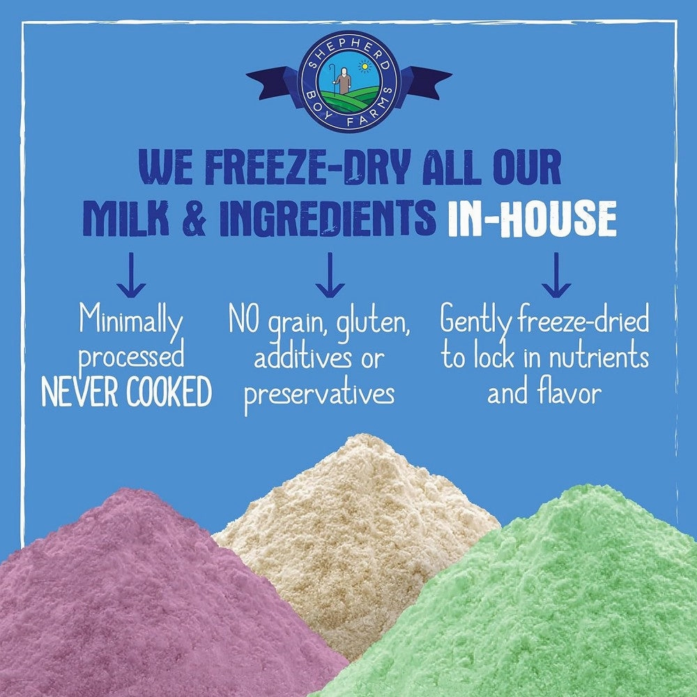 Freeze Dried Raw Goat's Milk Classic for Dogs & Cats