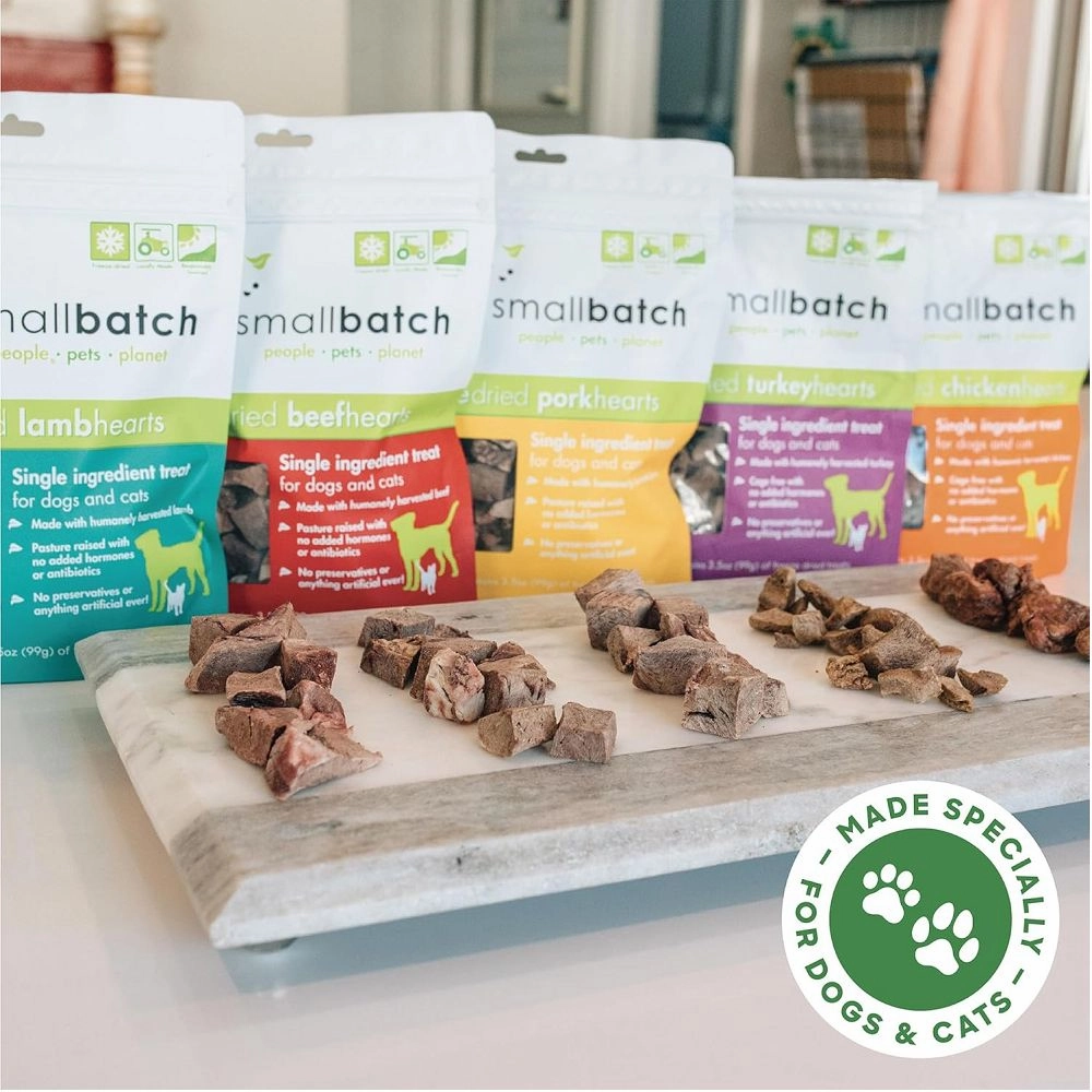 Freeze Dried Turkey Hearts Dog Treats
