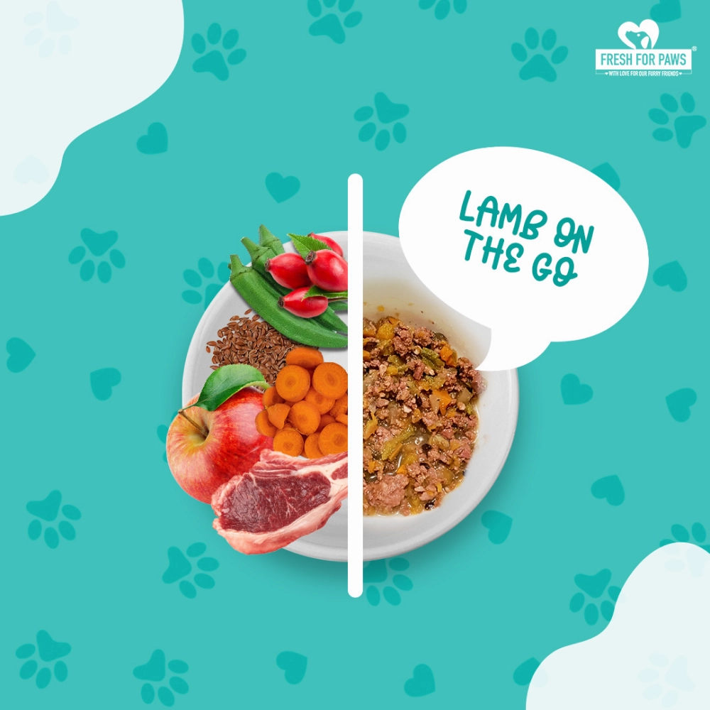 Fresh For Paws Lamb On The Go Dog Wet Food (100g)