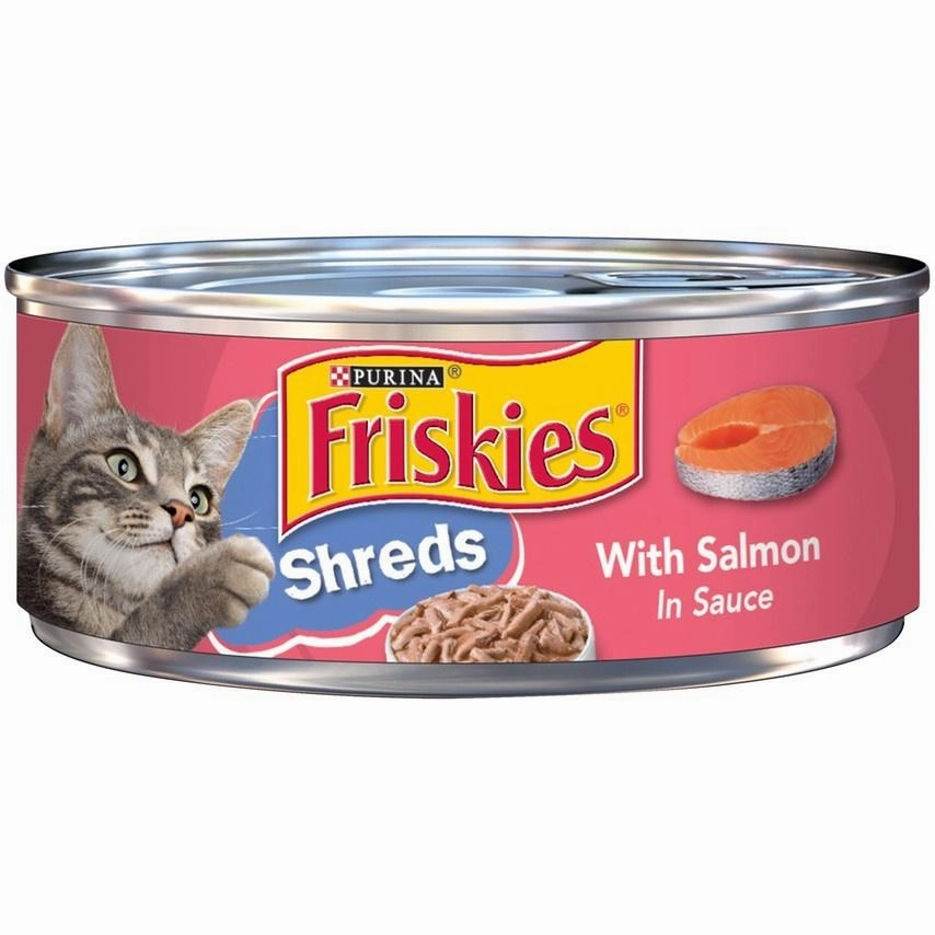 Friskies Savory Shreds Salmon in Sauce Canned Cat Food