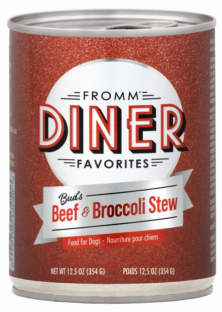 Fromm Diner Favorites Bud's Beef & Broccoli Stew Canned Dog Food