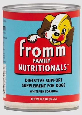Fromm Family Remedies Whitefish Recipe Canned Digestive Support Supplement for Dogs