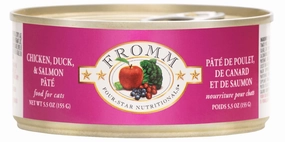 Fromm Four-Star Nutritionals Chicken, Duck, & Salmon Pat Food for Cats