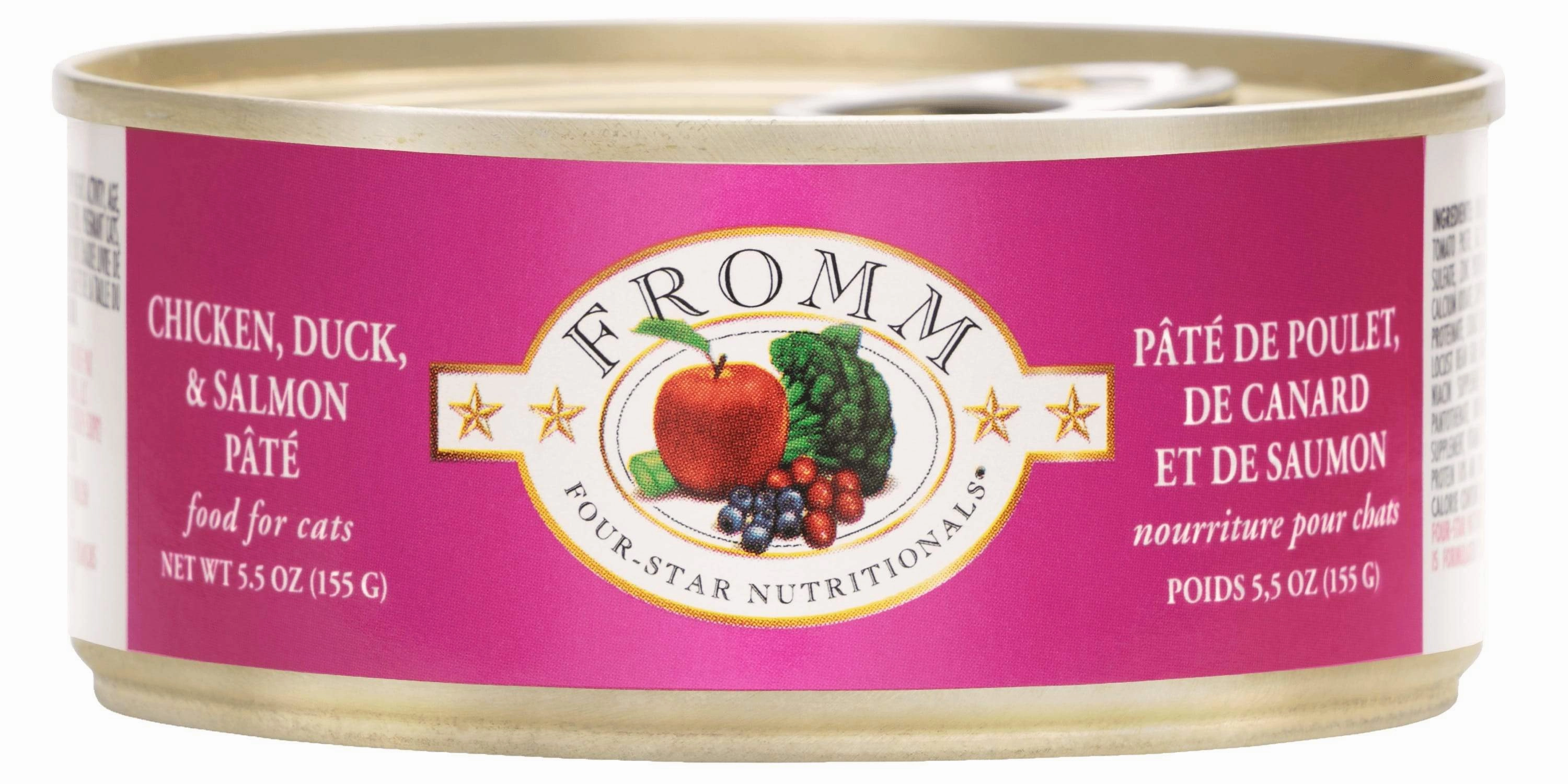 Fromm Four-Star Nutritionals Chicken, Duck, & Salmon Pat Food for Cats