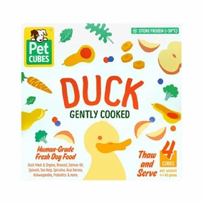 Frozen Fresh Human-Grade Gently Cooked Duck Adult Dog Food