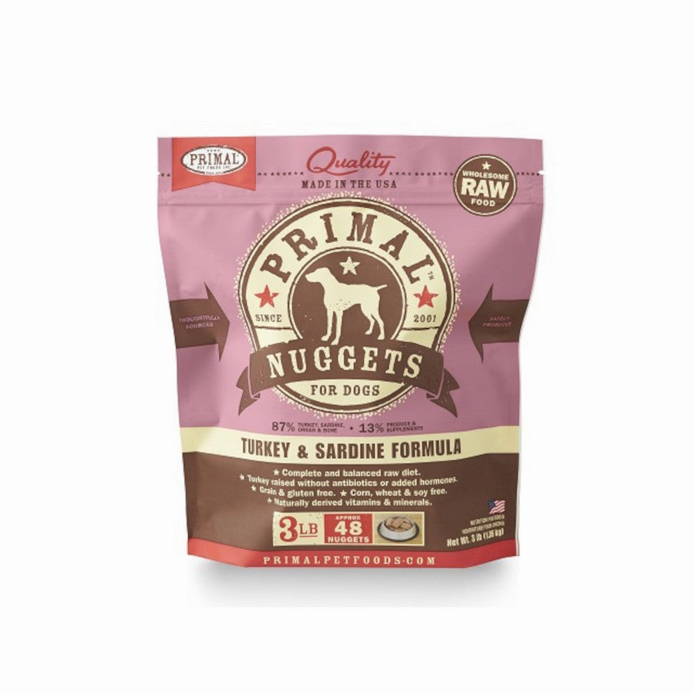 Frozen Turkey & Sardine Dog Food