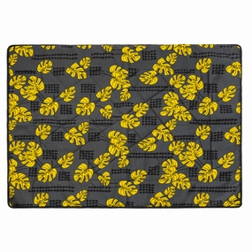 FurBuddies Philo Leaves Pee Mat for Dogs and Cats (Yellow)