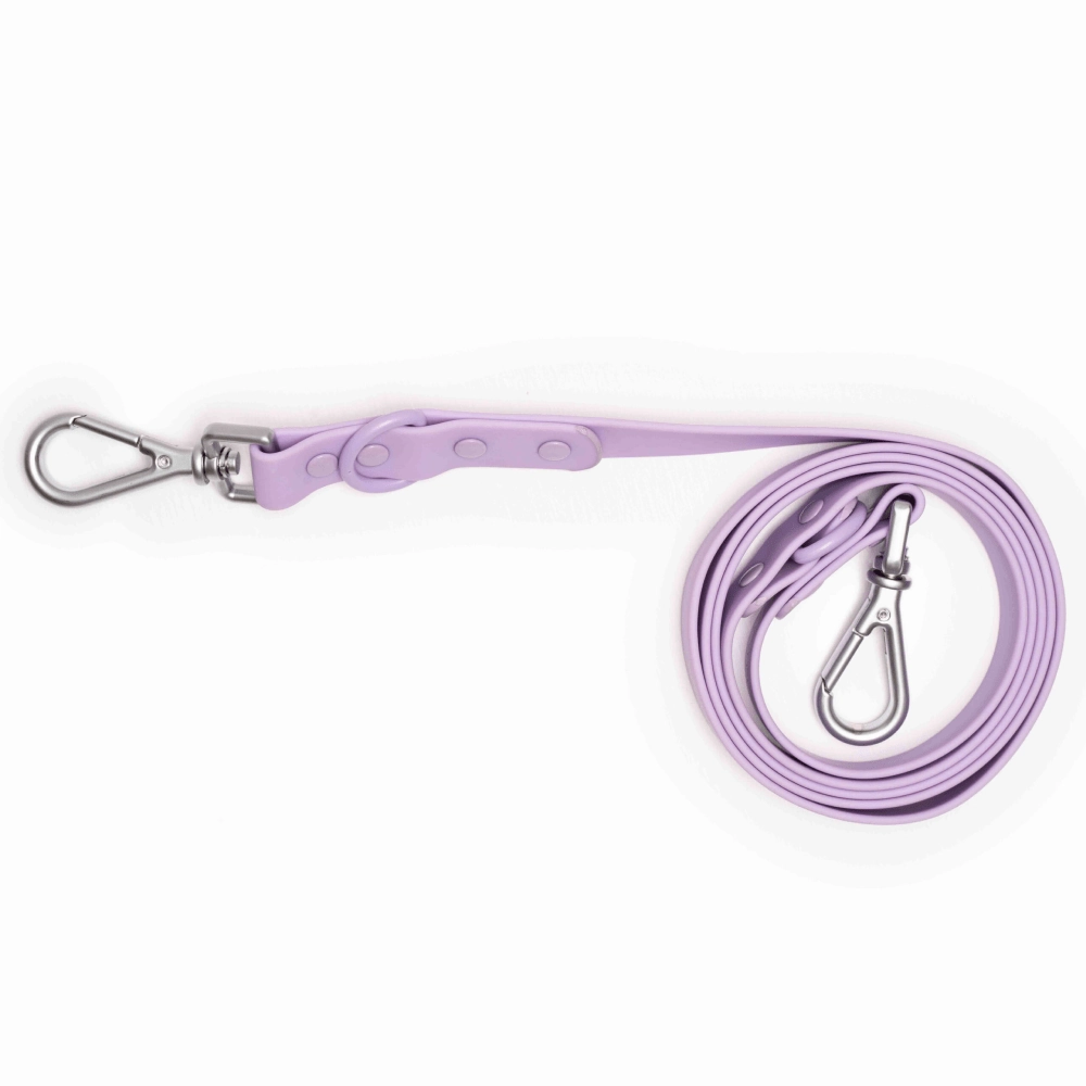 Furry & Co Bold Harness, Collar and Leash for Dogs Combo (Lilac)