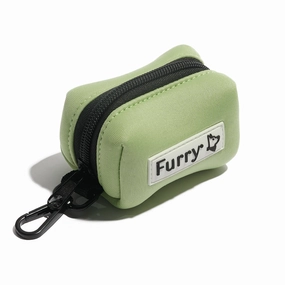 Furry & Co Poop Bag Holder for Dogs (Matcha Latte)